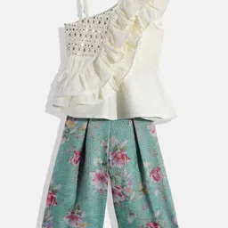 Twisha Girls Embellished Top with Palazzos-image-17