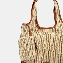 HIE Textured Shopper Handheld Bag image 4