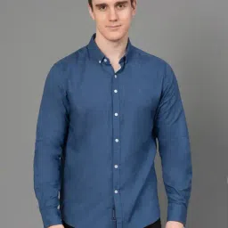 Red Tape Blue Regular Fit Shirt-image-37