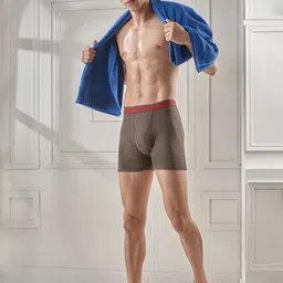 LUX VENUS Pack of 3 Assorted Men Cotton Trunk  NW1_VENUS_FCD_DRW_AST_75_3PC image 5