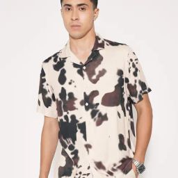 People By Pantaloons White Relaxed Fit Printed Shirt-picture-6
