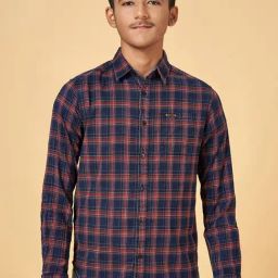 Coolsters by Pantaloons Kids Red & Navy Checks Full Sleeves Shirt-picture-10