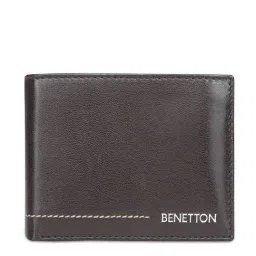 United Colors of Benetton Benito Brown Leather Solid Bi-Fold Wallet-picture-18