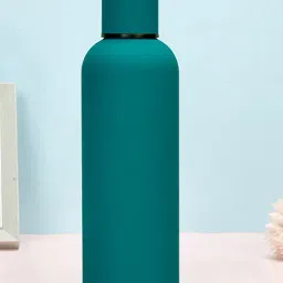 Little Surprise Box Teal Stainless Steel Matt Finish Double Wall Bottle (750 ml)-picture-13