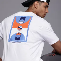 HRX by Hrithik Roshan Brand Logo Printed T-shirt-image-23