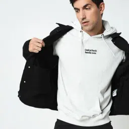 R&B Cream Regular Fit Hoodie image 5