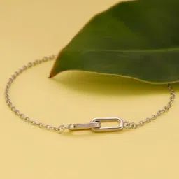 GIVA 92.5 Sterling Silver Continuity Bracelet for Women-picture-26