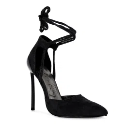 London Rag Solid Black Heels image 1