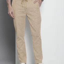 The Indian Garage Co Men Mid-Rise Slim Fit Regular Trousers-picture-39