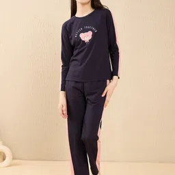 Sweet Dreams Girls Printed Night suit-picture-30