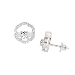 Sparkles 14KT Gold Earrings With 0.94 Carat Lab Grown Diamonds- 2.99 g image 2