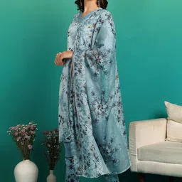 KETAKI FASHION Women Printed Regular Gotta Patti Kurta with Trousers & With Dupatta-picture-35
