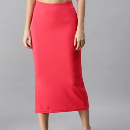 Selvia Red Side Slit Saree Shapewear 180TK114-picture-19