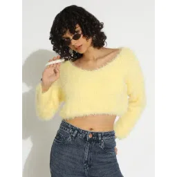 Showoffff Yellow Regular Fit Top-picture-28