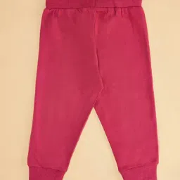Pantaloons Baby Pink Printed Trackpants image 2