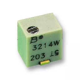 Bourns TRIMMER, POT, 10 OHM, 10%, 5TURN, SMD Model No - 3214W-1-100E-picture-27