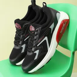 JQR Men Mesh Lace-Ups Running Shoes-image-12