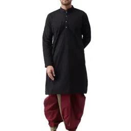 Sojanya Black & Maroon Embroidered Kurta Set-picture-12