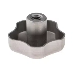 RS PRO Silver Multiple Lobes Clamping Knob M8 Threaded Hole, 478614 image 4