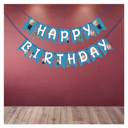 Wobbox Happy Birthday Banner, Boss Baby Theme Decoration Items Blue -Pack Of 1-image-91