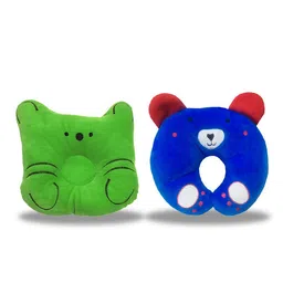 Chinmay Kids Cotton Toons & Characters Baby Pillow Pack of 2  (Green, Blue)-picture-22