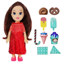 FunBlast Cute Doll with Desert Toy Playset for Girls Random Color-picture-11