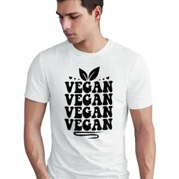 Seekbuylove Men Bio Finish Typography Printed Round Neck Cotton T-shirt image 1