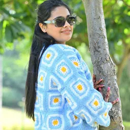 WINDROP SOLUTIONS Women Floral Printed Cardigan with Embroidered Detail image 2