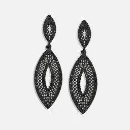 Sohi Intricate Eye Black Dangler Earrings for Women & Girls image 4