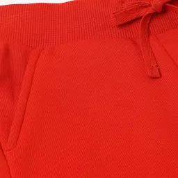 United Colors Of Benetton Red Regular Fit Printed Trackpants image 4