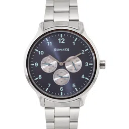 Sonata Men Blue Analogue Watch 7140SM02-picture-5