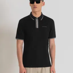 Antony Morato Black Regular Fit Polo T-Shirt-image-45
