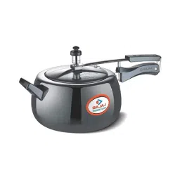 Bajaj PCX 65HD Black Aluminium 5 Ltr Pressure Cooker (ISI Certified) - Set of 1-image-0