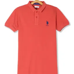 U.S. Polo Assn. Kids Red Solid T-Shirt-picture-29