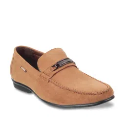 Mochi Men's Tan Casual Loafers-picture-36