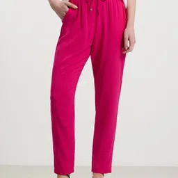CALLIOPE Women High-Rise Pleated Trousers-image-1