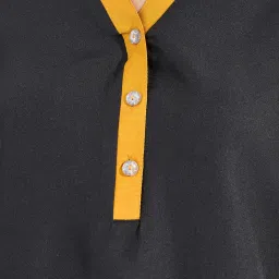 Styli Black Regular Fit Top image 4