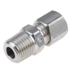 RS PRO in-Line Thermocouple Compression Fitt ing for Thermocouple 1/4 NPT 1/4 in Probe, 1235575 image 2