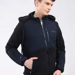Rock.It Navy Regular Fit Hoodie image 4