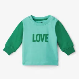 The Souled Store Kids Green Cotton Printed Full Sleeves Sweatshirt-image-37