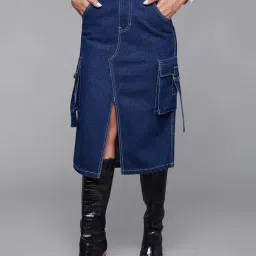 Miss Chase Blue Skirt-picture-23