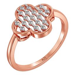 Joyalukkas 18k (750) Purity Rose Gold Foliage Fantasy Diamond Ring-picture-47