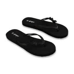 Ginger by Lifestyle Women's Black Flip Flops image 4