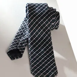 Louis Philippe Black Printed Tie image 4