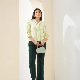 Latin Quarters White Printed Top image 4