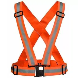GENERIC High Visibility Protective Vest Gear Safety Jacket Orange 28 cm Length-image-81