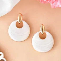 VOJ Circular Drop Earrings image 1