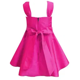 A.T.U.N. Fuchsia Solid Dress image 2