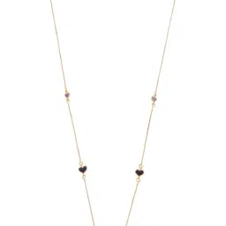 Voylla Valentine's Day Collection Deep Red Enamel Heart Pendant Set image 3