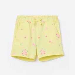 Juniors by Lifestyle Girls Yellow Cotton Printed Shorts-picture-14